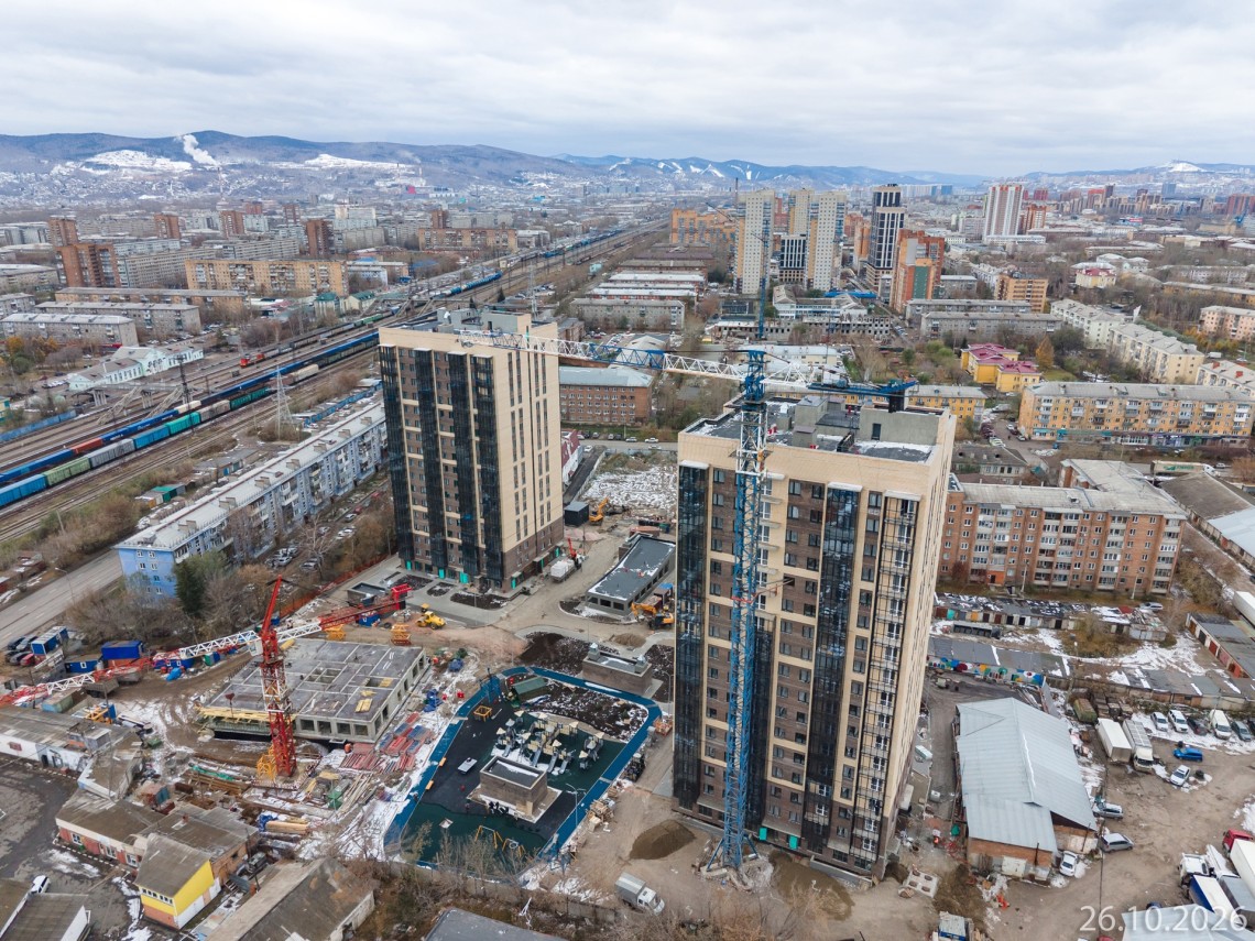 Ход строительства: ЖК "БИОГРАФИЯ", октябрь 2026